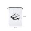 10 Pack Transparent Shoe Bags Waterproof Travel Large Clear Shoes Organizers Organizer Pouch Featuring Rope Designed for Men and Women JAF212