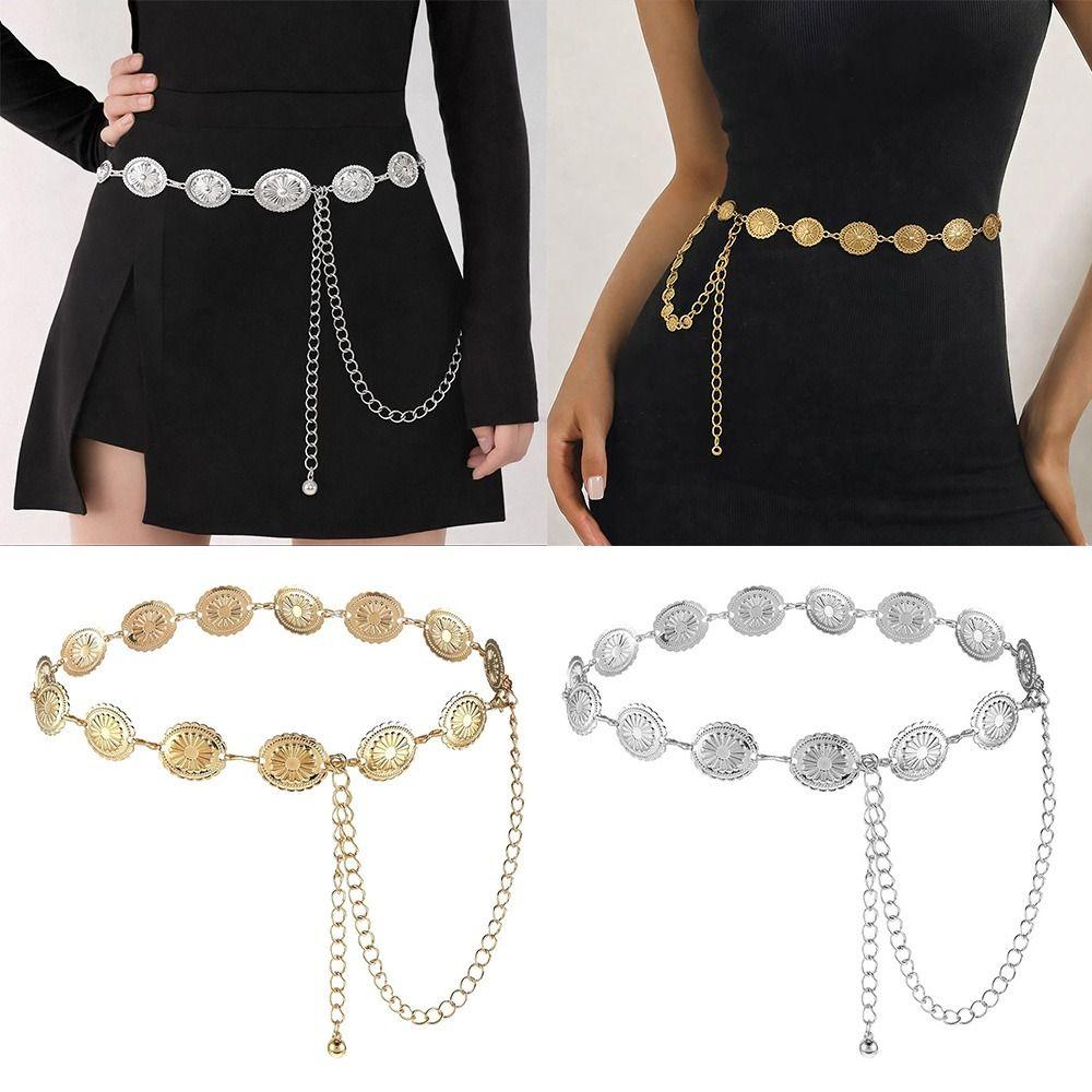 Adjustable Length Chain Belt Gold Silver Belly Chain Fashion Waist Chain