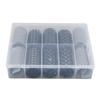 1 Box Black White Plaid Nail Art Sticker Simple Stylish Safe DIY Nail Art Stickers Decals for Home