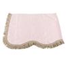 88 Key Piano Dust Proof Cloth Golden Velvet Keyboard Protective Cover with Tassel DecorationPink
