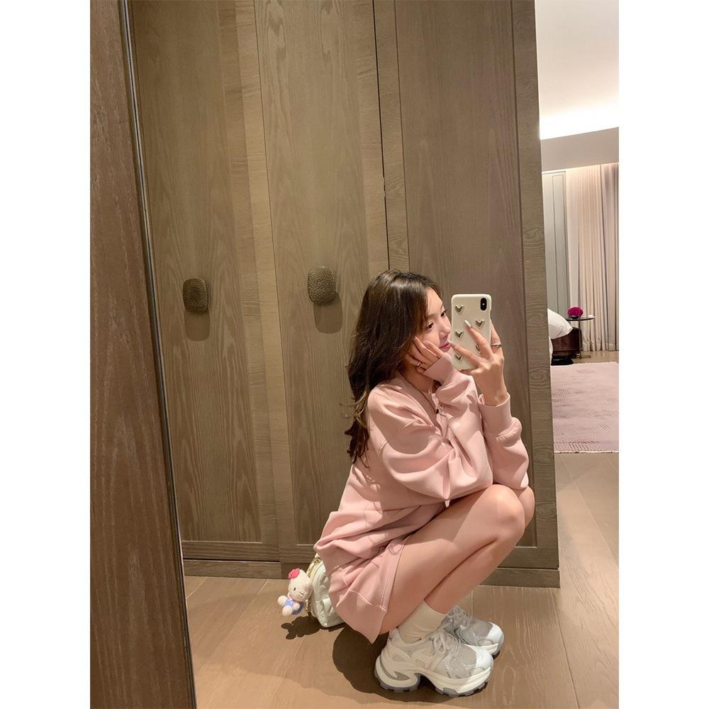 Silver and white mesh heightened platform sports casual shoes women's 2025 spring and autumn new breathable versatile commuter dad shoes