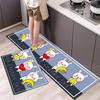 Kitchen Floor Carpet Living Room Entrance Door Mat Non-slip and Washable Kitchen Mat Hallway Rug Absorbent Carpet for Bathroom