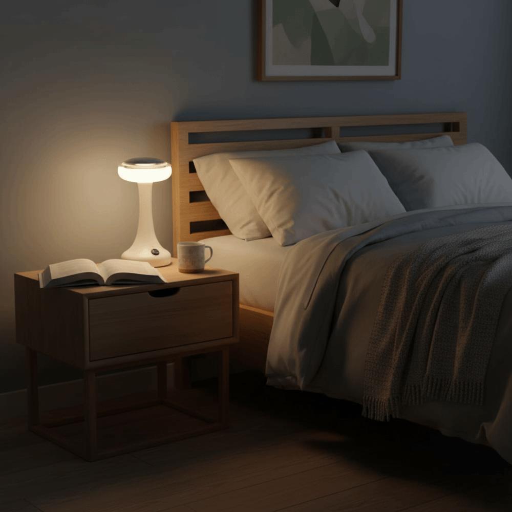 Rechargeable Wireless LED Table Lamp Touch Sensor Wireless Touch Sensor Lamp USB Powered LED Light Desktop Night Light Bedroom