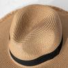 Stylish and Protective Panama Hat with A Wide Brim, Perfect for Men and Women To Wear on Sunny Days At The Beach