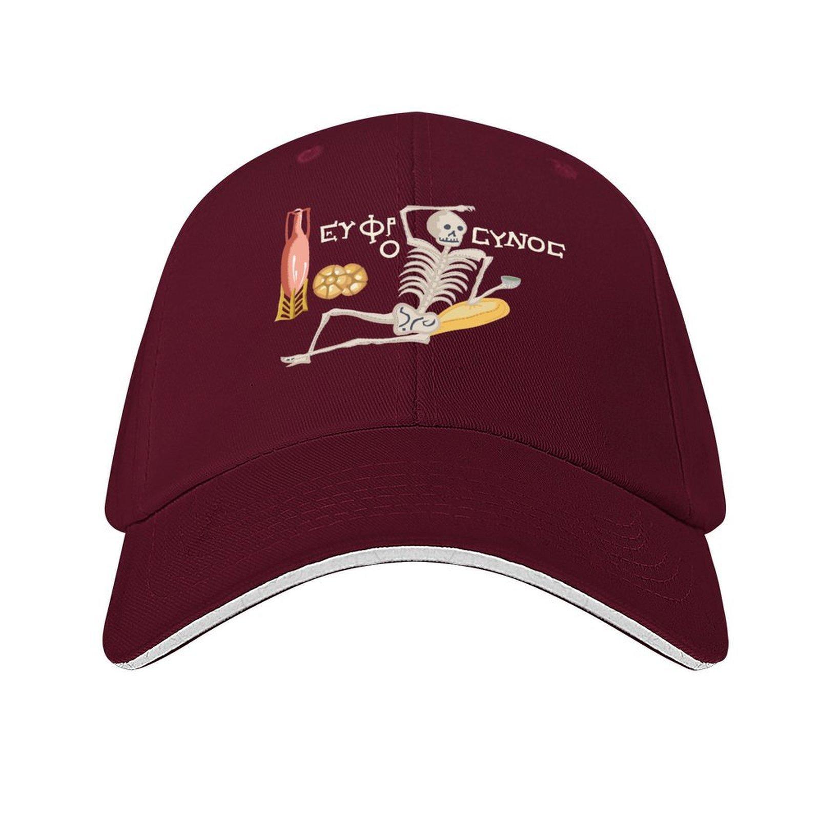 Be cheerful enjoy your life (CC)Mosaic Collection Baseball Cap Beach Bag hats for Unisex Beach Women Unisexs