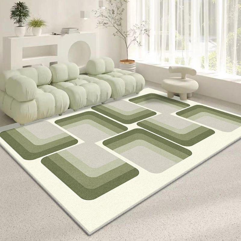 s Simple, Fresh And Green Living Room Carpet Is Anti-Slip And Waterproof, Suitable For Bedroom And Living Room Home Decor