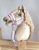 Hobby Horse Rope Lead - White and Purple