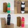 Stainless Steel Double Layer Water Bottle With Silicone Lid For Fitness School And Commuting