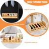 Natural Bamboo Belt Storage Box Save Space Belt Display Rack Purse Storage Holder  Women