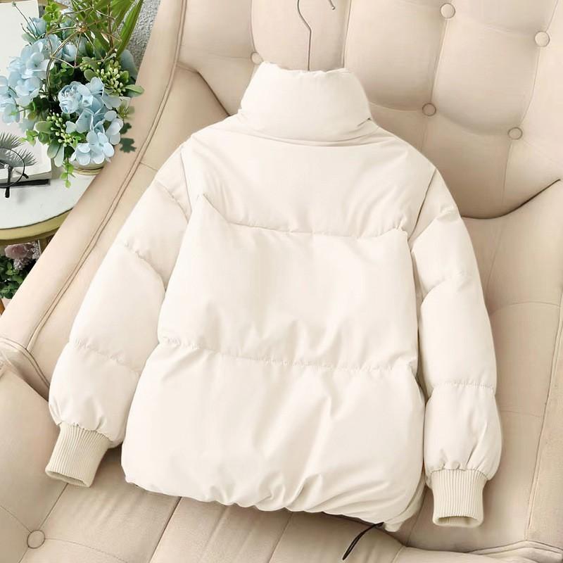 Winter Down Cotton Coat Women's Short Cotton Coat Korean Style Loose and Slim Cotton Winter Coat Jacket