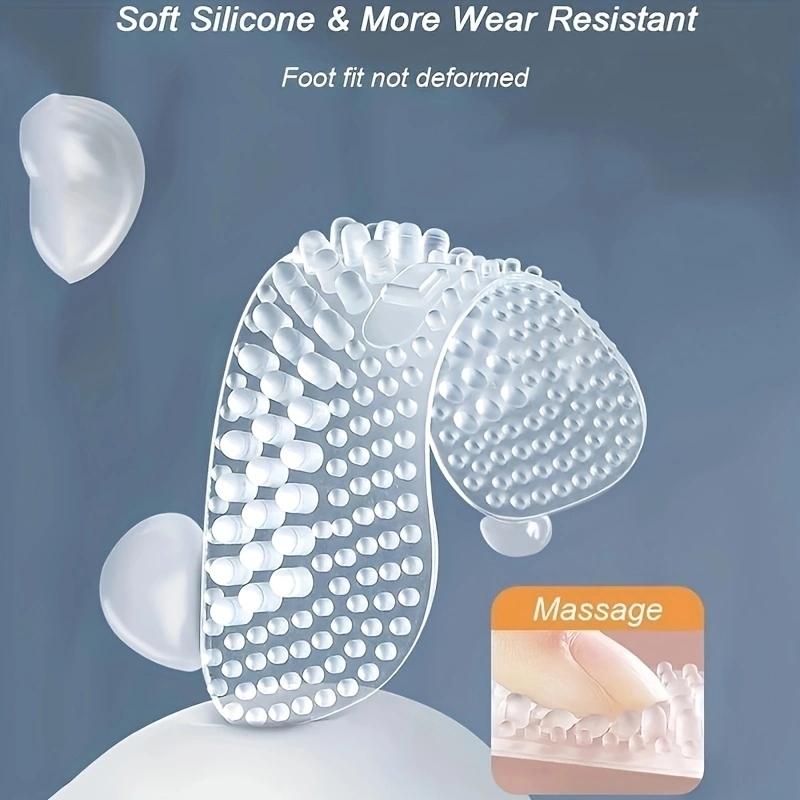 Women Men Anti Slip Heel Cushions Foot Heel Care Protector Upgrade Silicone Heel Stickers Heels Grips Non-Slip Inserts Pads