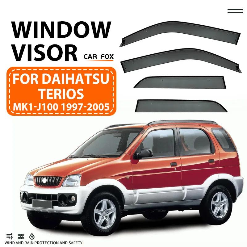 BEH1 Для Daihatsu TERIOS J100 J200 F800 F850 Автомобильные Дефлекторы Окон Козырьки Защита от Ветра Защита от Дождя и Солнца Боковых Окон Аксессуары