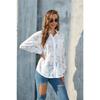 Summer Plus Size Women's Blouse European And American Style Loose Casual Chiffon Shirt Blouse