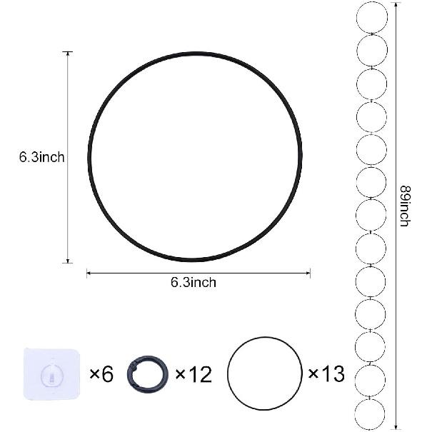 Free Splicing Chain Trellis for Climbing Plants Indoor Outdoor -DIY 89in Metal Round Garden Wall Trellis PlantTrellis Indoor for