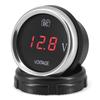 ZMFJH Universal 2"52mm Voltage 9-35V Red LED Light Digital Voltmeter with Flashing Warning VOLT Gauge for Car Boat Yacht 12V24V