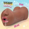 Male Penis Stroker with Realistic Textured Mouth Vagina Round Tight Ass & Anal, Pocket Pussies Blowjob Adult Sex Toys for Men Male Masturbation