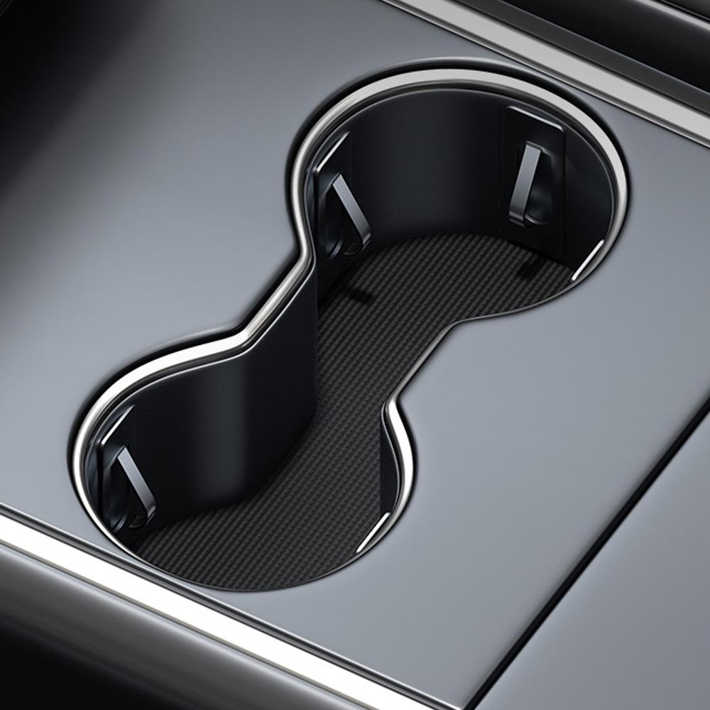 Autobekerhouder Limiter Bevestigingsclip Zelfklevend Universeel Auto Waterbeker Sleuf Limiet Pad Auto Fles Console Sleuf Slip Limiter