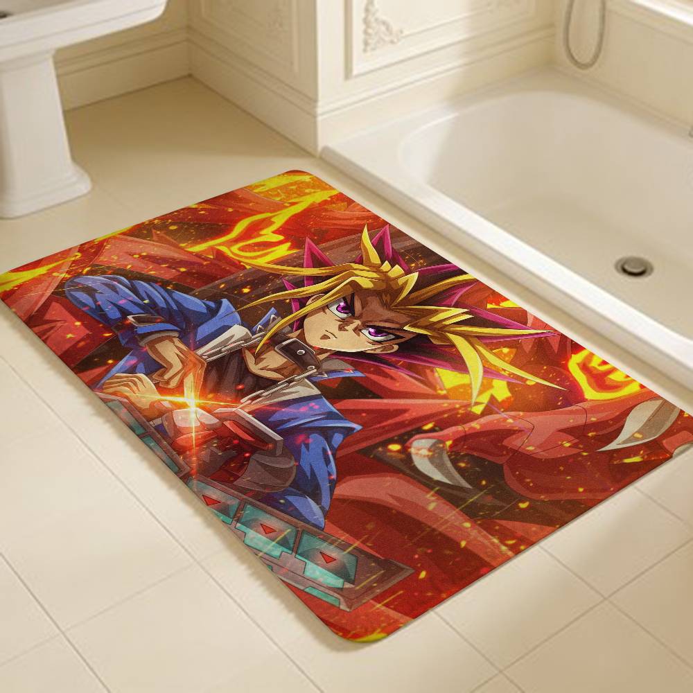 Amine Yu Gi Oh Bathroom Mat Kids Room Bedroom Decoration Balcony Anti-Slip Doormat Living Room Welcome Rug