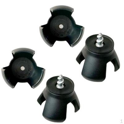 4pcs Golf Ball Retriever Grabber Pick Kit Putter Claws Clamp