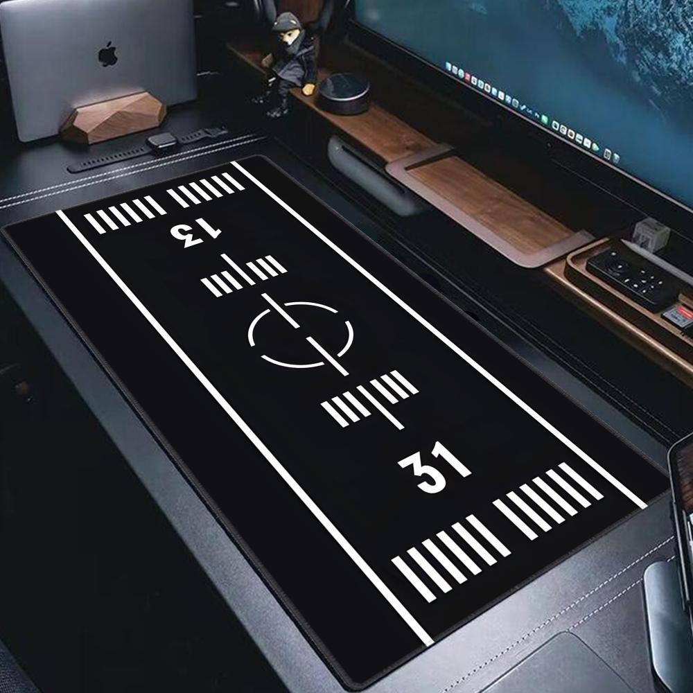 Airport Runway Desk Mat Mouse Pad Parking Apron Aviation Model Cushion Slide Large XXL Gaming Deskmat Rubber Mousepad x 800x400x2mm