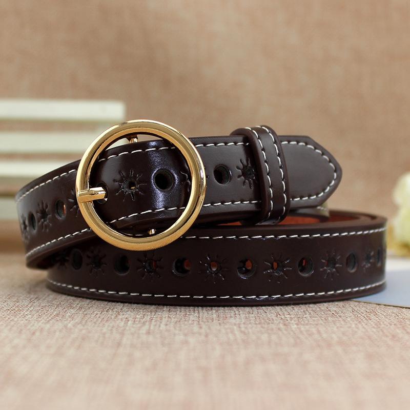 Buy Second Layer Cowhide Belt New Plain 