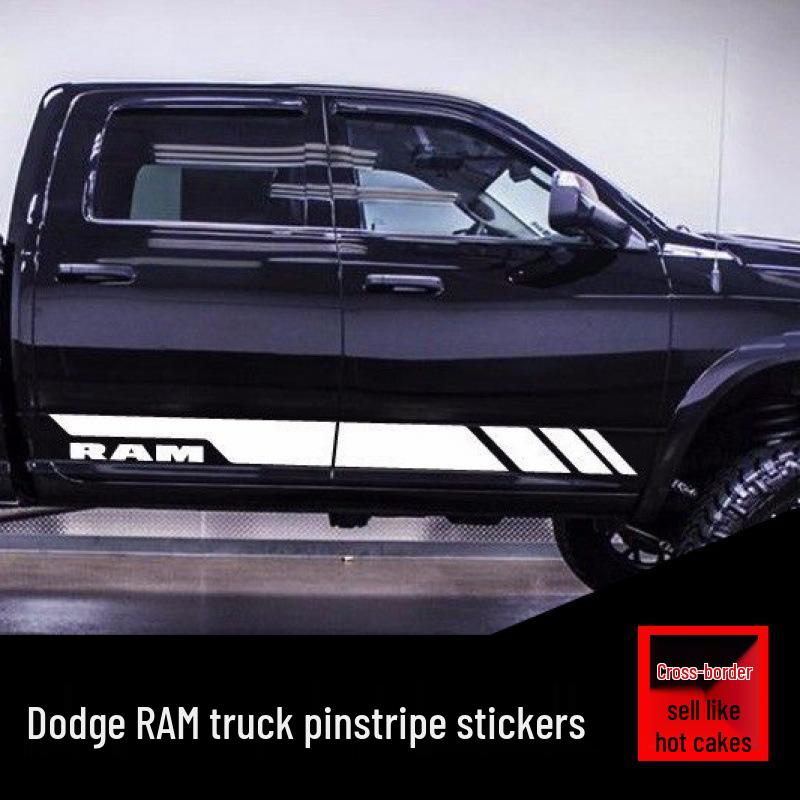 Horký prodej Vinylová nálepka na auto se vzorem pruhů Ram Pinstriping