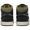Air Jordan 1 Mid SE Maro Orewood Deschis Măsliniu Mediu Pânză Negru Off HV4091-102