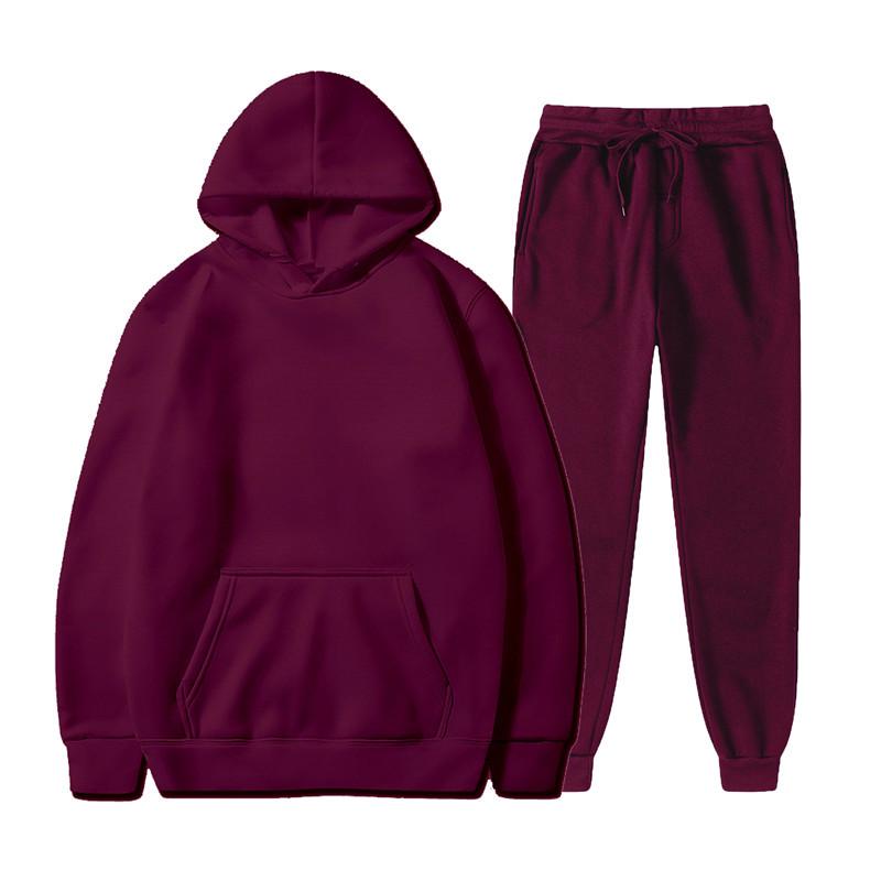 Unisex Fleece-Lined Thick Hooded Jacket - Solid Color, Trendy Autumn/Winter Style, Custom Logo Printing
