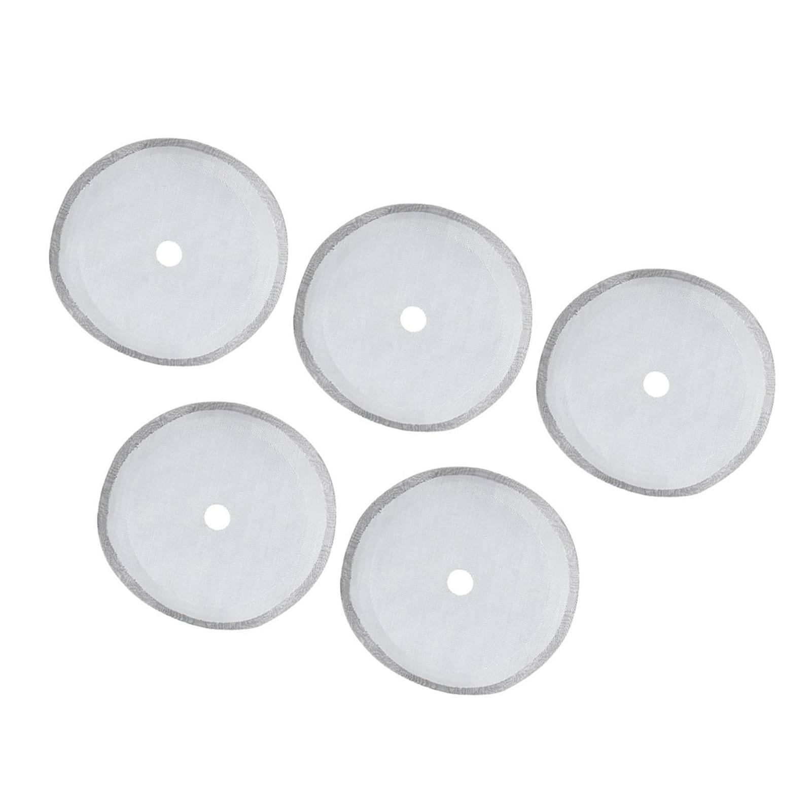 

5Pcs 304 Stainless Steel Coffee Filter Portable Detachable Coffee Pot Mesh Filter Accessory M