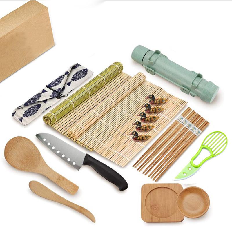 Japanese Sushi Roll & Rice Ball Bento Tool Set