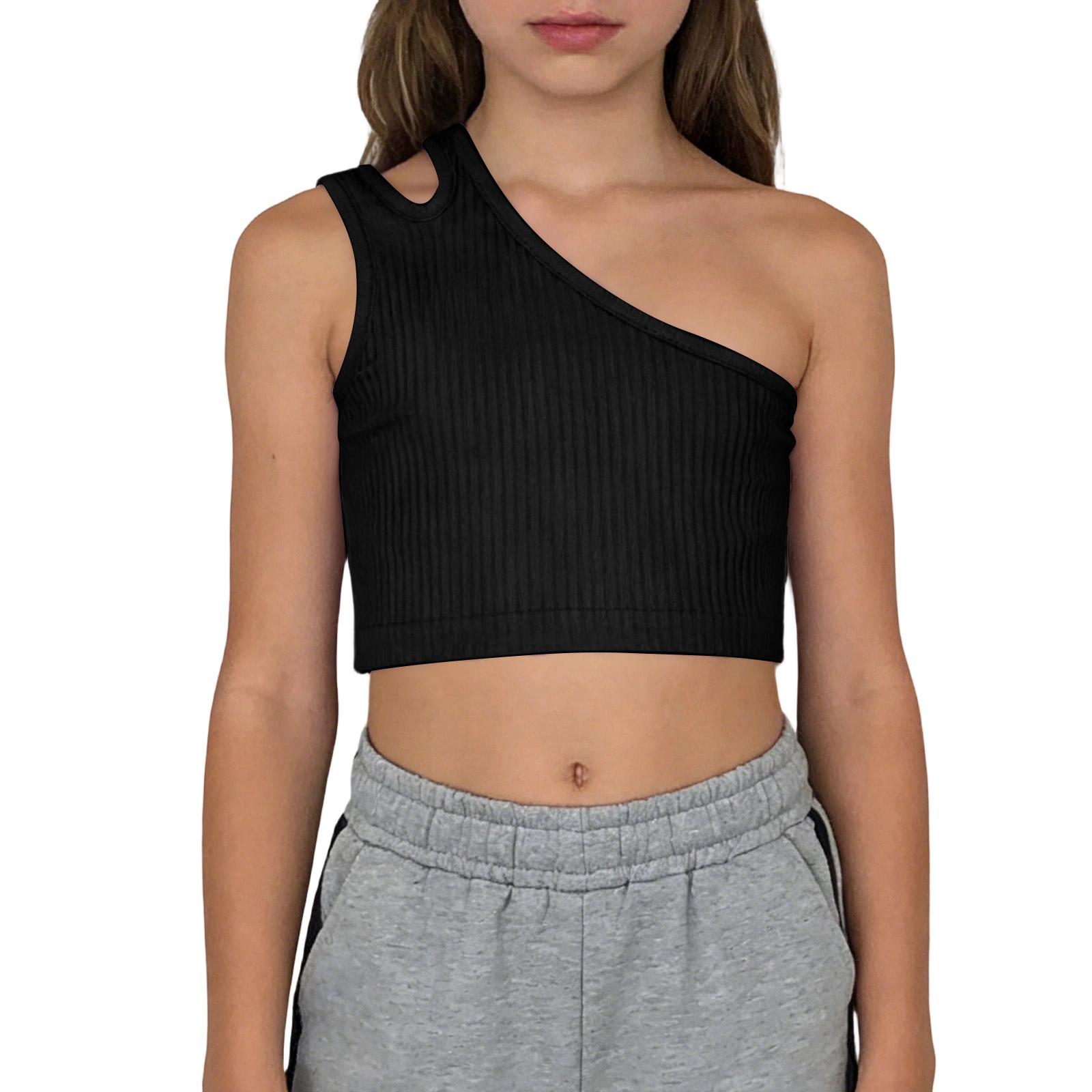 

Children s Casual Strip Flying Sleeve Round Neck Fashionable T-shirt Top 130 чёрный