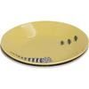 Yamaka Shoten Lisa Larson Pasta Plates, 22cm, Pair Set, Stroll, Yellow/Gray, Made in Japan, LL90-68