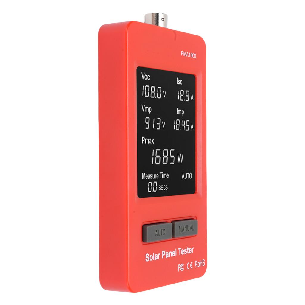 Photovoltaic Panel Multimeter Backlit HD LCD Display Multi Safety MPPT Test Solar PV Panel Tester