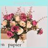 Artificial Elegant Rosachinensis Flower For Wedding And Photography Backdrop