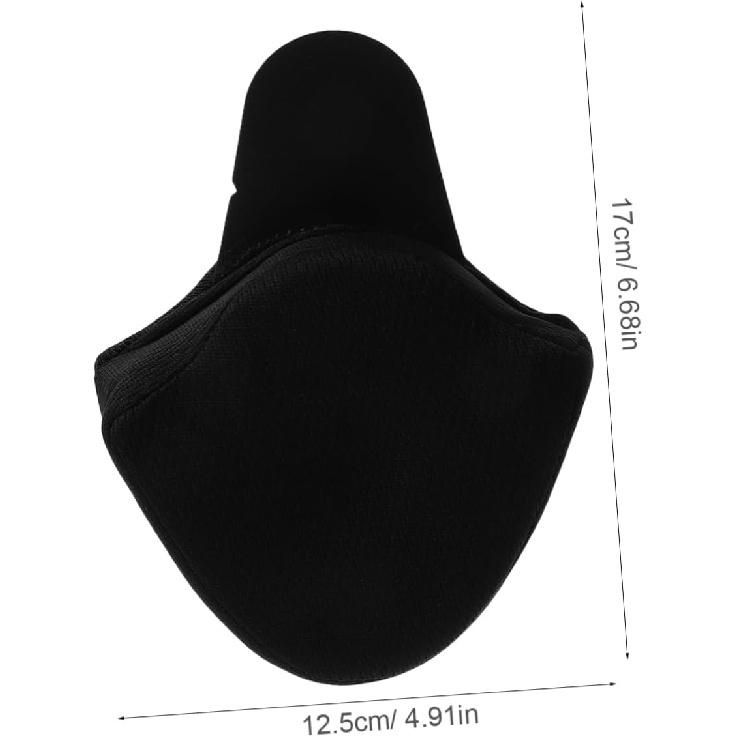 1 Pair Windproof Motorcycle Ear Pads Warm for Cycling Protective Covers for Biking Audible Riding Ear Warmers Universal Fit for Half Helmets