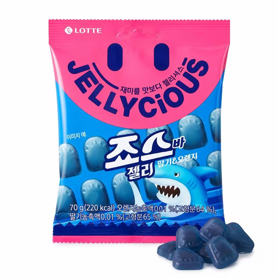 Lotte Shark‑Shaped Gummy Candy 70g 70g*1 pcs