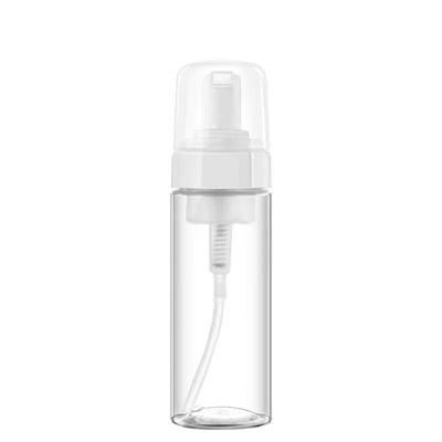 Verfügbare transparente PET-Schaumflasche für Make-up-Entferner & Gesichtsreiniger, 100 ml / 120 ml / 150 ml, 200 g Fassungsvermögen.