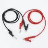 1M 15A Double End Test Lead 4mm Banana Plug To Alligator Clip Crocodile Test Cable Red Black Wire Electrical Voltage Multimeter