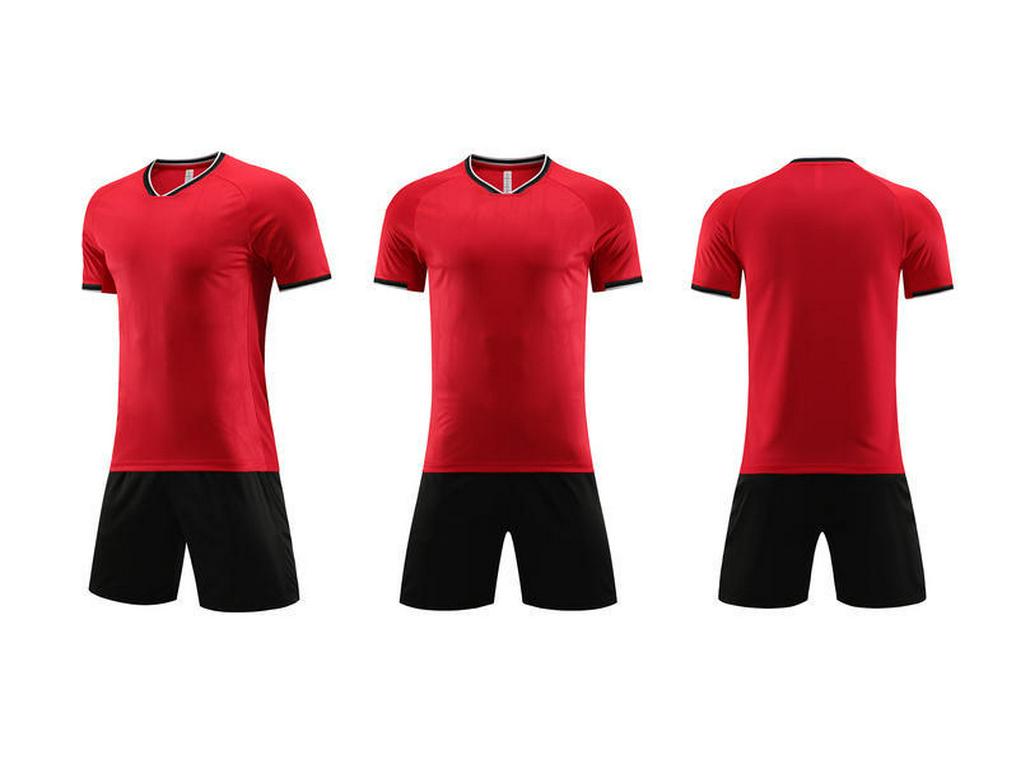 Quick-Dry Summer Football Jersey Set for Adults & Kids - Printed Short Sleeve