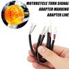 2 Pin Turn Signal Indicator Adapter Wiring Harness Plug and Play Blinker Cable No Cut Easy Install for Motorcycle Upgrade 18cm