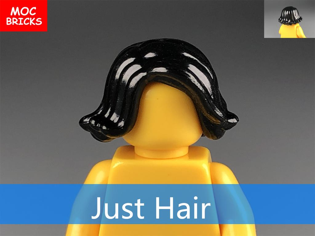 10pcs/lot MOC Bricks Female Hairs Model Action Figure Toy Kids Educational Building Blocks Assembled Toys