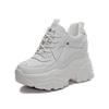 Spring and Autumn women's shoes new muffin thick sole inner height increase leisure sports single shoes women's shoes lace up