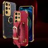 Krokodilmuster Handyhülle Für Samsung Galaxy S25edge S24 FE S23 S22 S21 Ultra Plus FE Note 20 9 8 Rückseite Mit Handgelenkschlaufe