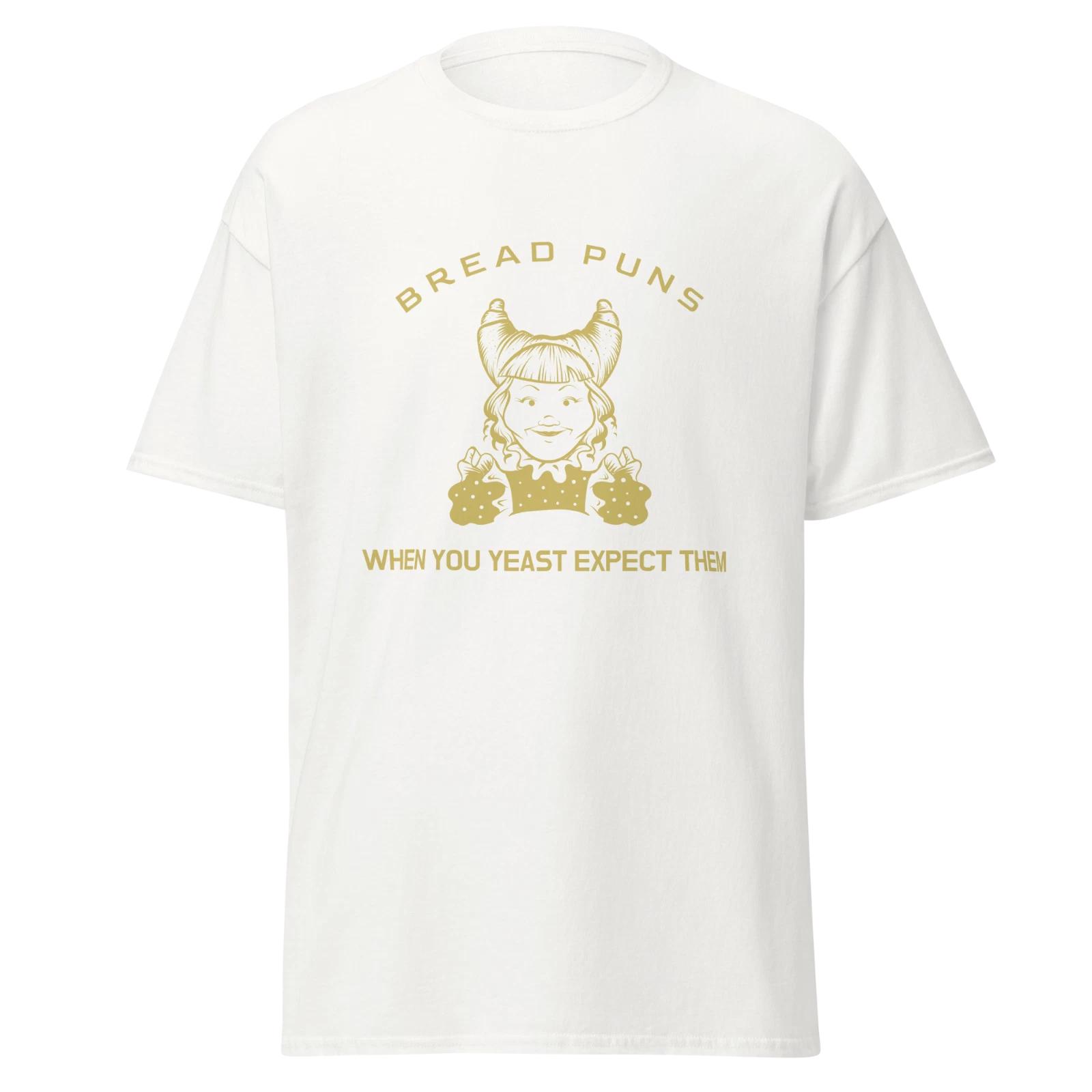 Bread Puns Mens Classic T-Shirt Croissant Hair Funny Tee 3XL
