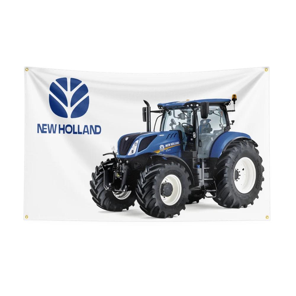 35ft NNew Holland NHAGs Tractors Flag Polyester Digital Printed Tool Tapestry Banner Curtain For Decor Agriculture