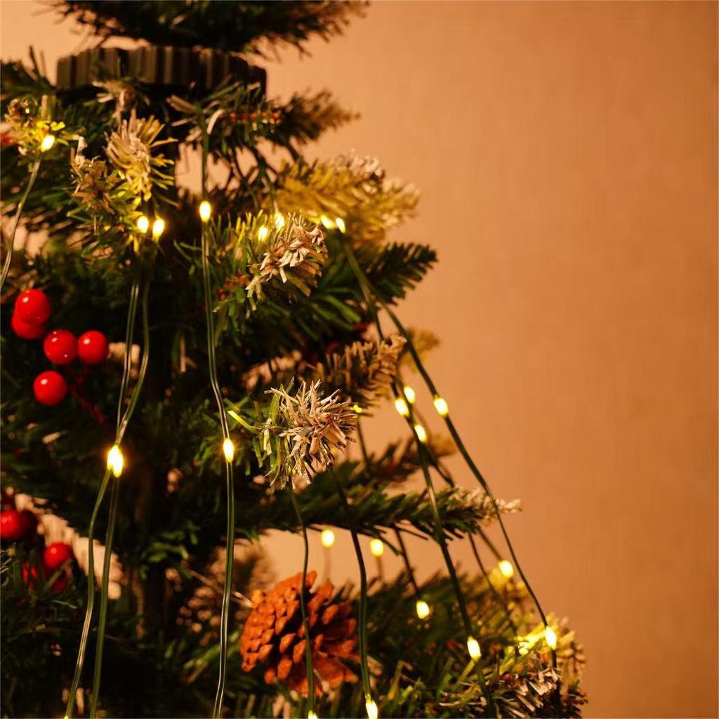 USB LED Copper Wire Christmas Fairy Lights - Holiday Tree Decoration