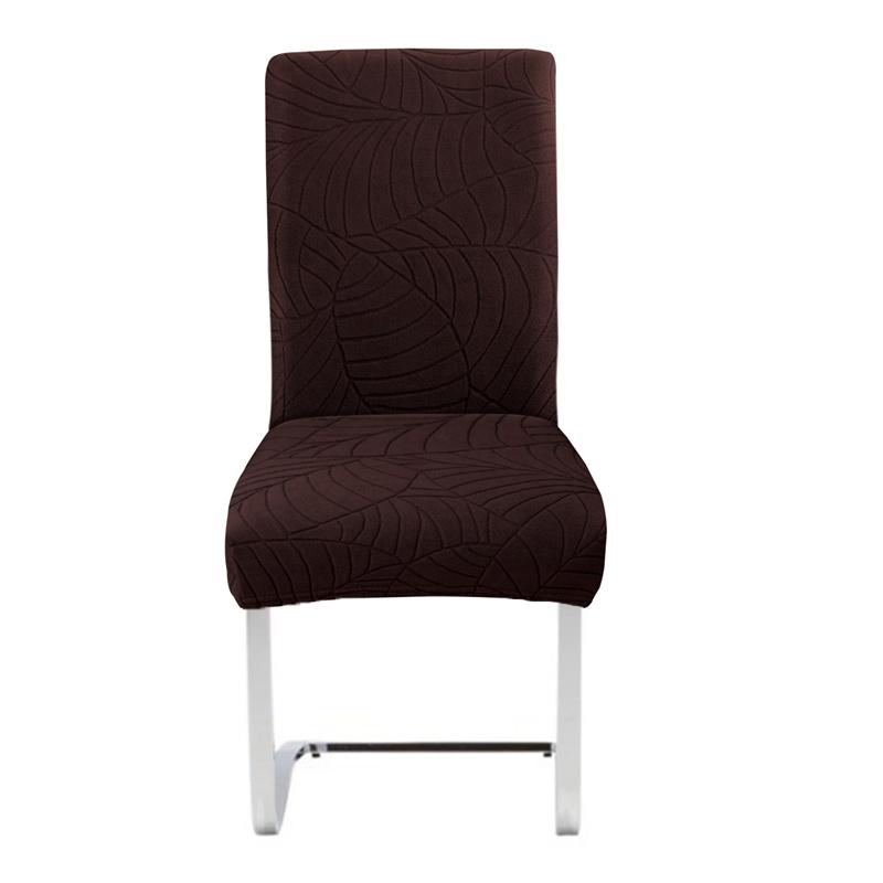 

1/2/4/6pcs Jacquard Dining Chair Cover Elastic All-inclusive Chairs Slipcover Universal Seat Protector Case for Wedding Hotel 1 piece