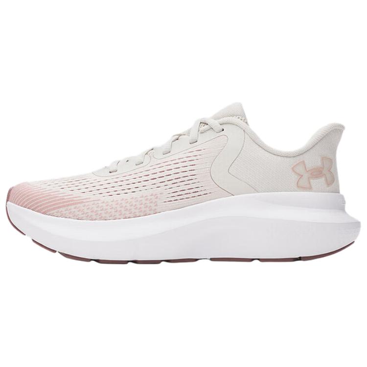 Under Armour Rogue 5 Summit White Tourmaline Pink Women Sneakers Cream Maroon-Mist 3028262-110