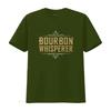 Bourbon Whisperer T Shirt Lover Whiskey Bottle Drinker Vintage Unisex Stretched Top For Everyday Wear Breathable Homme