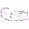 VidaXL Ottoman Bed Frames and Mattress Light Grey 140x200 Cm Fabric, Bed Frame, Upholstered Bed Frame 3312478